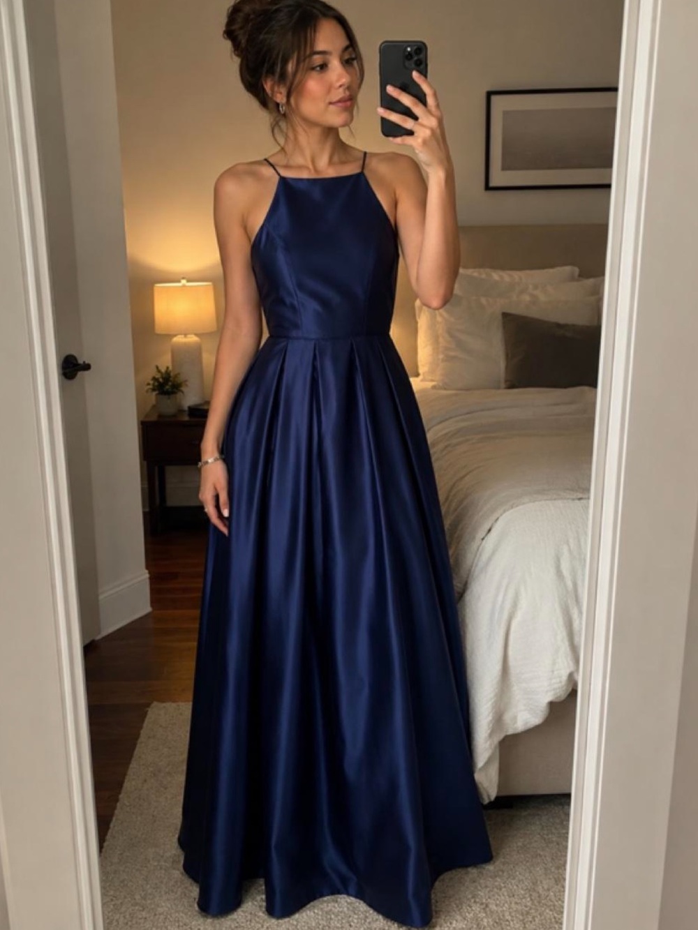 Betsy & Adam Royal Blue Satin
Formal Dress - Size 6